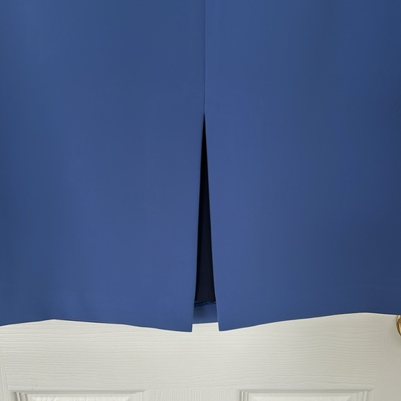 Lafayette 148 New York Dress. Size 4. Blue - Picture 3 of 8